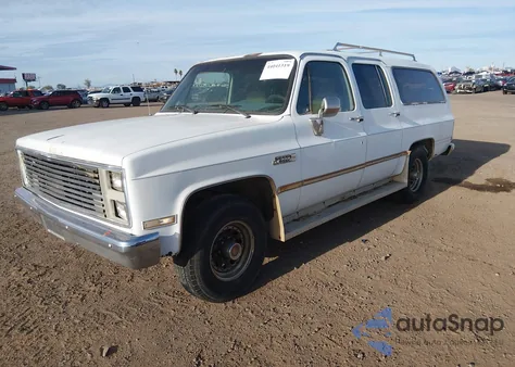 1986 GMC Suburban C2500 from USA, damaged, VIN 1G5GC26M4GF500690